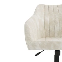 Chaise de bureau Ava, Beige
