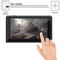 Orzly Premium Tempered Glass Screen Protector for Nintendo Switch