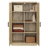 Sauder La Collection Aspen Post Meuble de rangement, Finition Prime Oak, 433964
