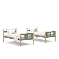 Storkcraft Caribou Solid Hardwood Twin Bunk Bed