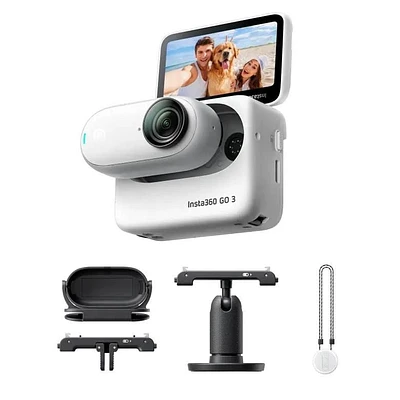 Insta360 GO 3 Sport Kit Action Camera - 64 GB - White