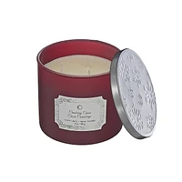 Christmas 14Oz 3 Wick Jar Candle Cranberry Cassis