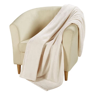 Couverture en velours pelucheux hometrends Taille : 1 place