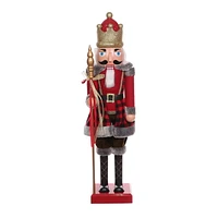 HOLIDAY TIME 33IN RED NUTCRACKER