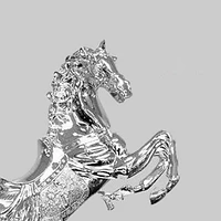 Statue de cheval sauteur, meuble canadien, bonne chance, cadeau, vibrations positives, pièce d'exposition décorative.