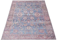 ECARPET Oriental Indoor Area Rug Flatweave Carpet for Living Room, Bedroom, Eco Friendly, Machine Washable