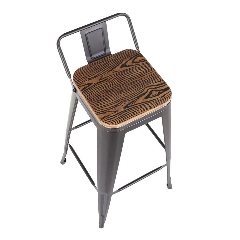 Oregon Industrial Barstool by LumiSource