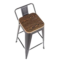 Oregon Industrial Barstool by LumiSource