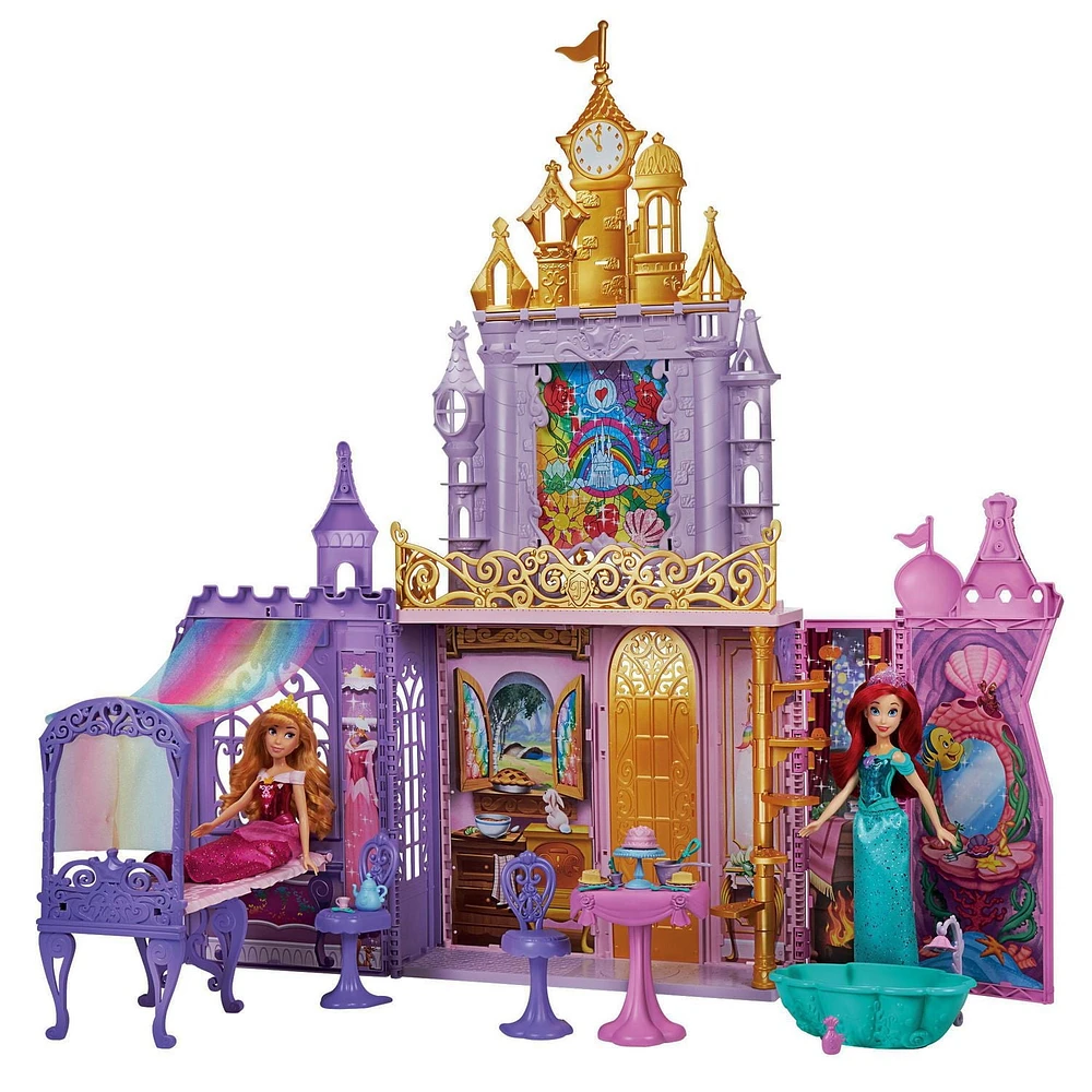 Disney Princess Fold 'n Go Celebration Castle, maison de poupée pliante