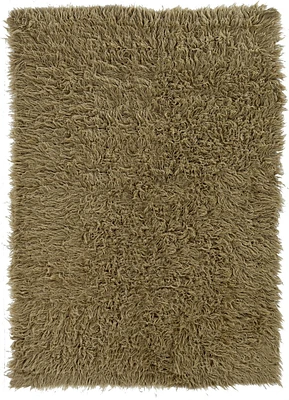 Tapis d'appoint Nouveau Flokati 1400 gr de 2' 4" x 4' 8", Champignon
