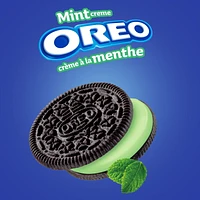 Biscuits-Sandwiches Oreo Crème À La Menthe, 1 Emballage Refermable De 261 g