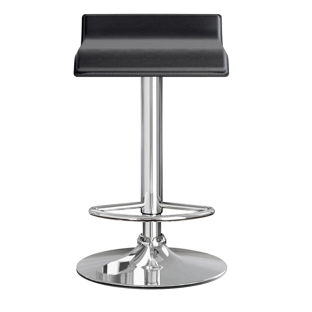 Tabourets pivotants réglables Winsome Spectrum, noir et chrome - 93329