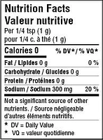 Sel assaisonné Great Value 540g