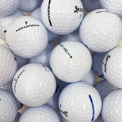 Mulligan - 72 balles de golf récupérées Srixon  5A, Blanc