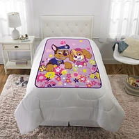 Paw Patrol  "Blooming Pups"  Silk Touch Throw