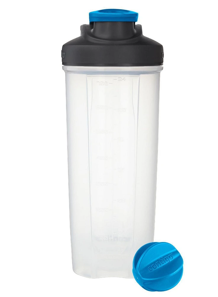 Contigo Fit Shake & Go 2.0 Shaker Bottle, Protein Mixer, BPA-Free, 28 oz (828 mL)