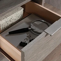 Sauder La Collection East Rock Bureau en L, Finition Ashen Oak, 431764