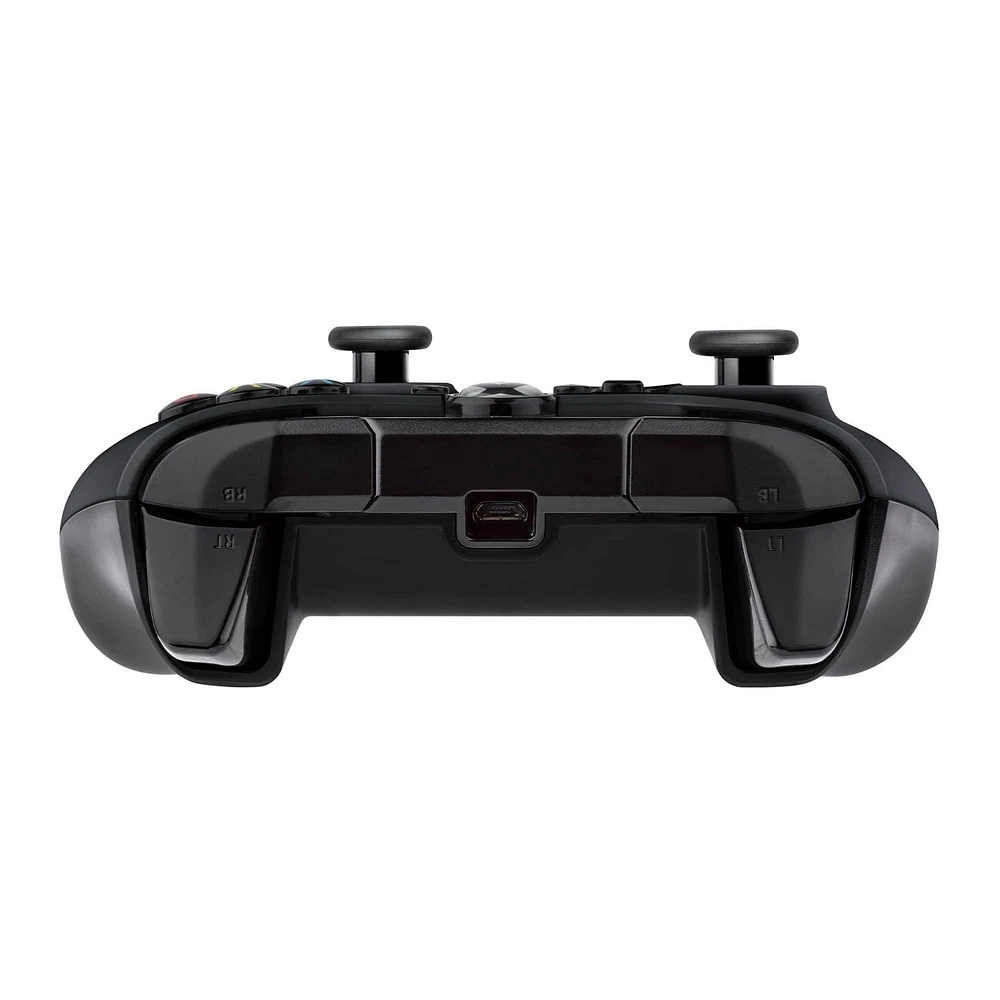PDP Gaming Wired Controller: Raven Black - Xbox Series X|S, Xbox One, Xbox, Windows 10, 049-012-NA-BK