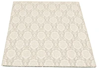 ECARPETGALLERY 3'10" x 6'0" Floral Collage Handmade Area Rug for Living Room, Dining Room and Bedroom in Ivory