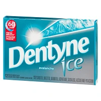 Dentyne Ice Avalanche, Sugar Free Gum, 1 Pack (12 Pieces)