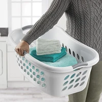 Sterilite Panier à Linge Ergonomique 70L - Blanc 70L