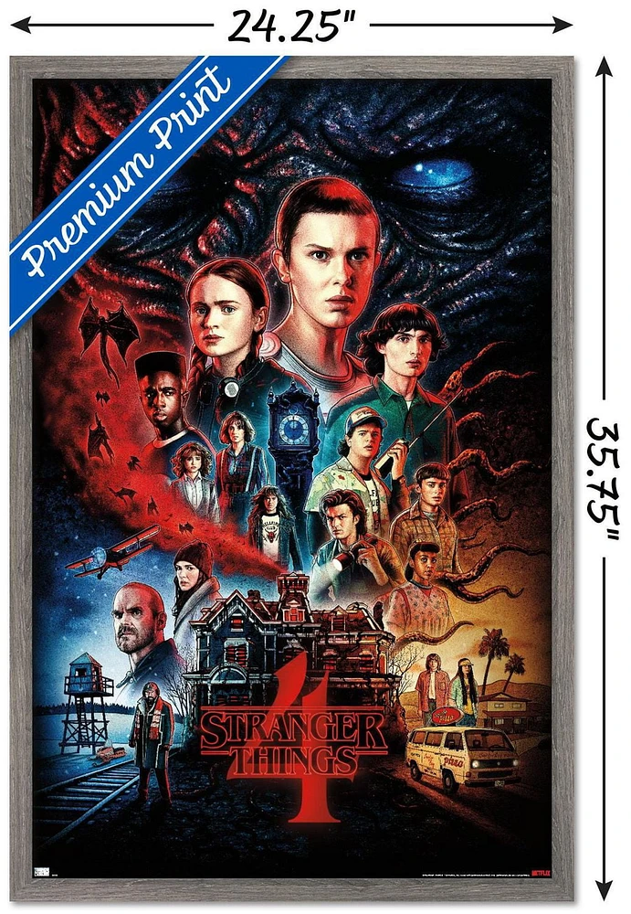 Netflix Stranger Things: Season 4 - One Sheet Wall Poster
