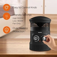 Pelonis 1500W 360 Degree Surround Fan Heater