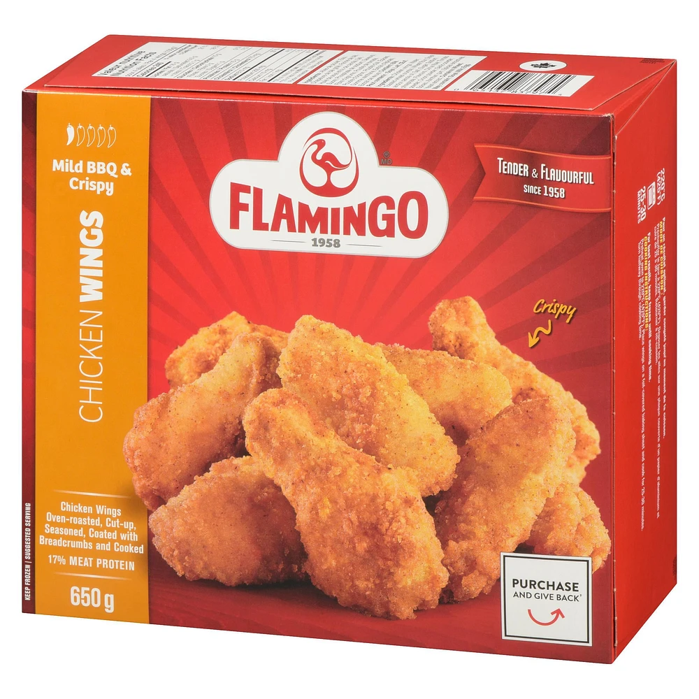 Flamingo Mild BBQ & Crispy Chicken Wings