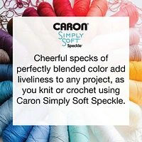 Caron® Simply Soft® Speckle™ Yarn, Acrylic #4 Medium, 5oz/141g, 235 Yards