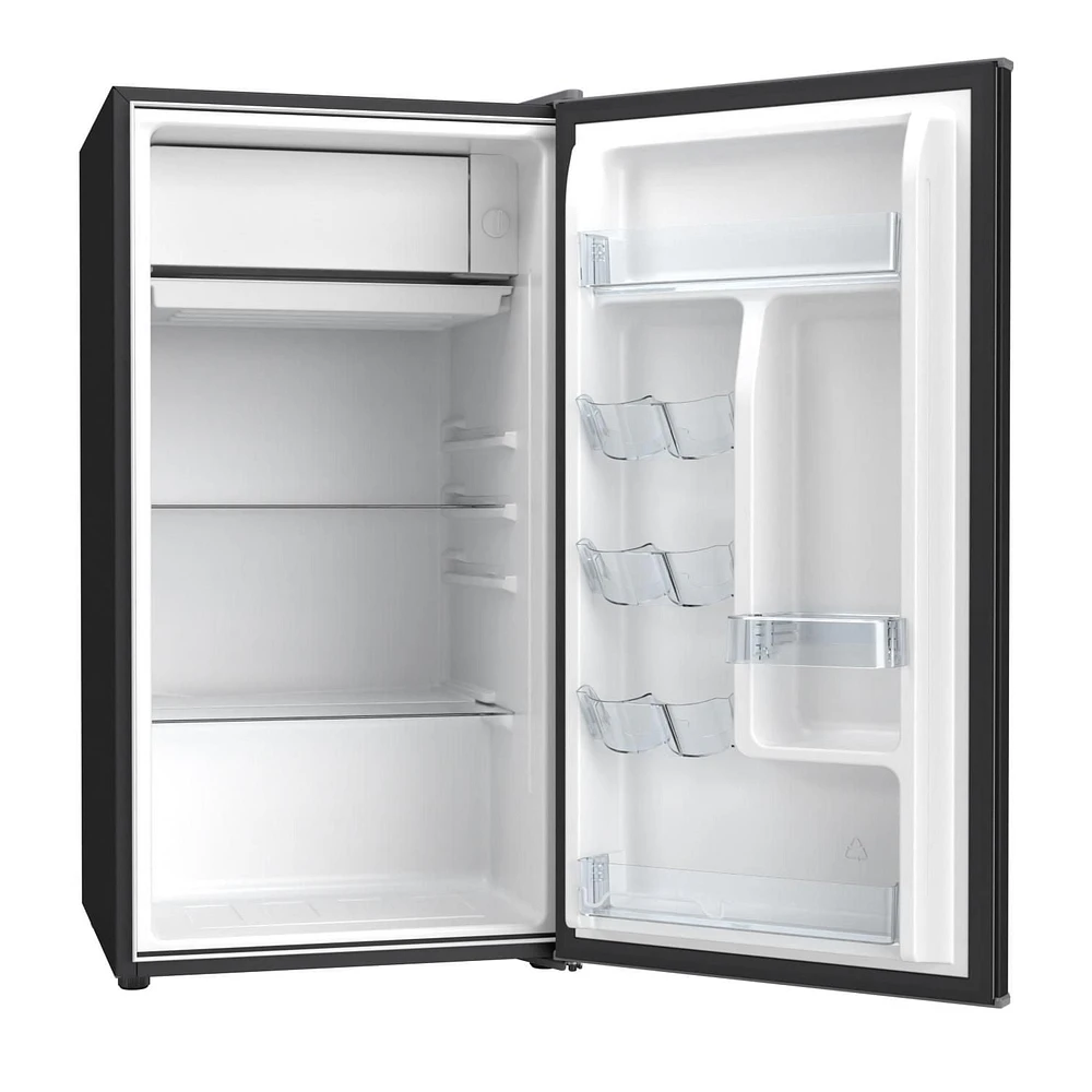 Hamilton Beach réfrigérateur compact de 3,3 pied cubes, Aspect inox Réfrigérateur Compact de 3,3 pied cubes