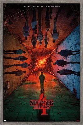 Netflix Stranger Things: Season 4 - Group Teaser One Sheet Wall Poster, 22.375" x 34"
