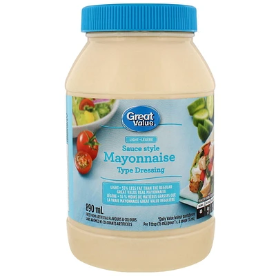 Great Value Real Mayonnaise, 890 mL