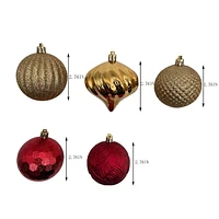 Décorations incassables Holiday Time, 45 unités