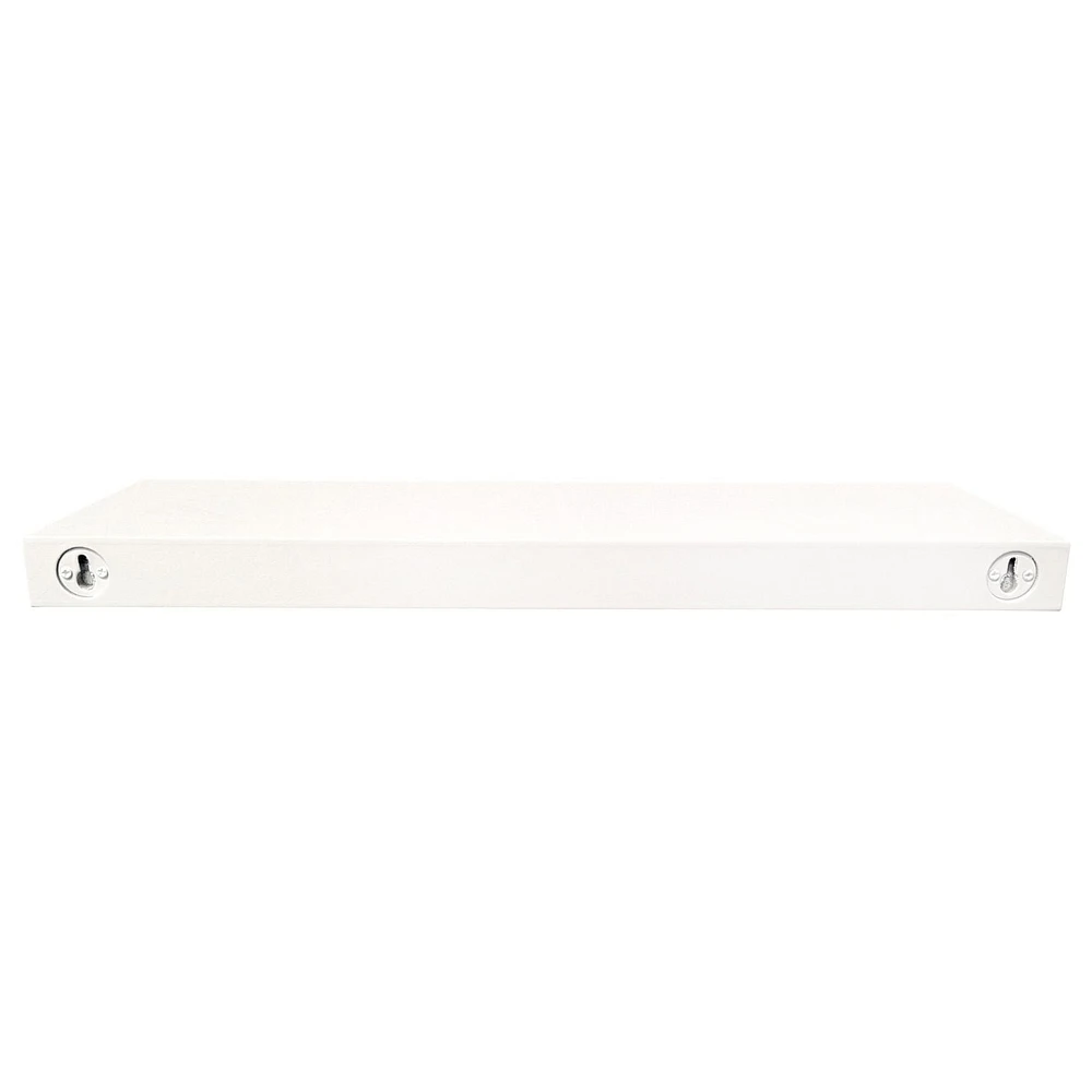 Hometrends 18 inch White  Floating Shelves - 2 PC Set, 2 PC 18 inch White Floating Shelves