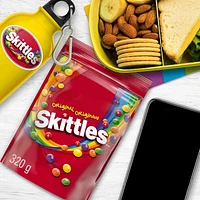 SKITTLES, Original Chewy Candy, Bowl Size Bag, 320 g, 1 Bag, 320 g