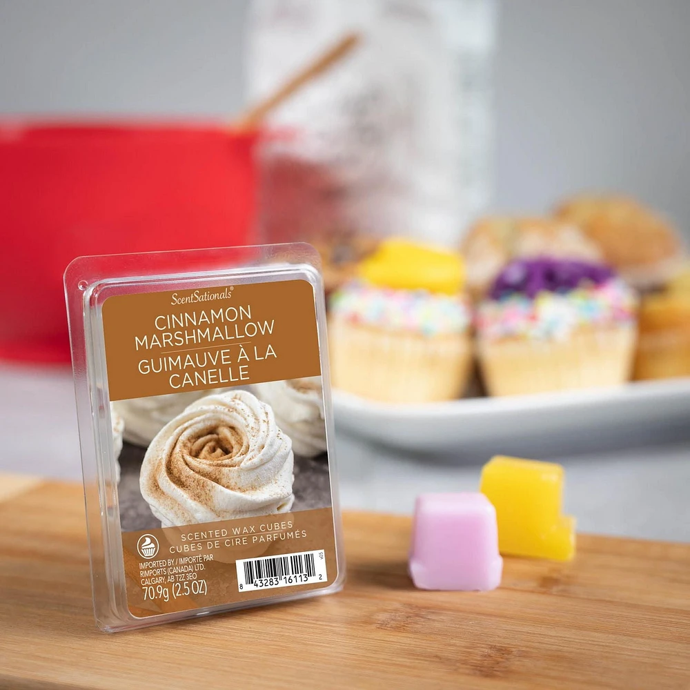 ScentSationals, Cubes de cire parfumés - Guimauve à la cannelle