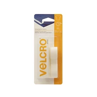 Attaches autocollantes VELCRO® Brand en blanc pour tissu 24 x ¾ po (60,9 cm x 1,9 cm)