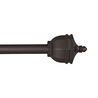 Home Trends Germaine Window Curtain Rod, 5/8" Diameter, 28-48" Length, Oil Rubbed Bronze