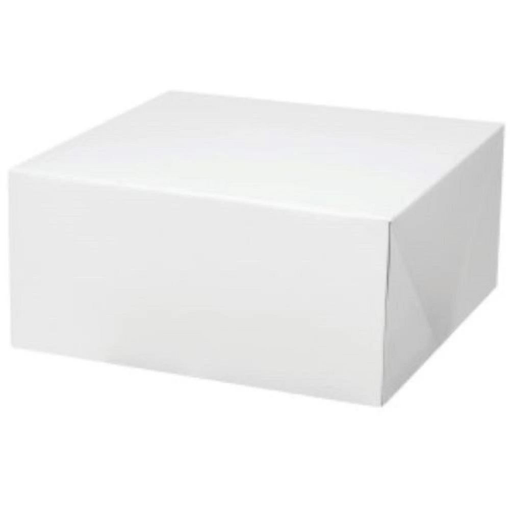 Boîte à gâteau carrée en carton ondulé blanc, 12 po (30,4 cm) Wilton,  lot de 2 Boîte à gâteau, 2 unités