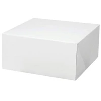 Boîte à gâteau carrée en carton ondulé blanc, 12 po (30,4 cm) Wilton,  lot de 2 Boîte à gâteau, 2 unités