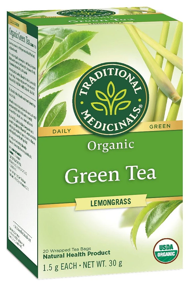 Traditional Medicinals Organic Green Tea with Lemongrass