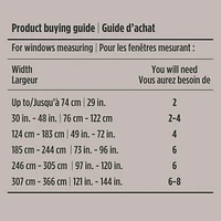 Panneau de tenture filtrant à passants arrière Natalie Hometrends de 213 cm (84 po), blanc Panneau de rideau a languette