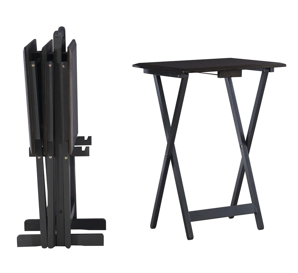 Ensemble de table plateau Monterra gris foncé