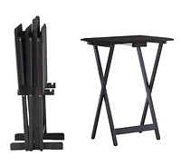 Ensemble de table plateau Monterra gris foncé