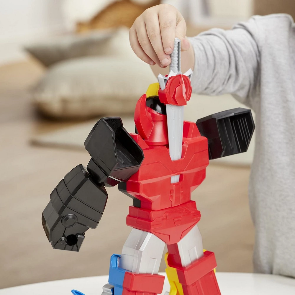 Playskool Heroes Mega Mighties Mighty Morphin Power Rangers - figurine Megazord de 30 cm