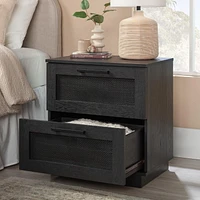 Sauder La Collection Tiffin Line Chevet, Finition Raven Oak, 433511