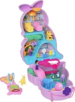 Polly Pocket Mama and Joey Kangaroo Purse Compact Playset with 2 Micro Dolls and Accessories