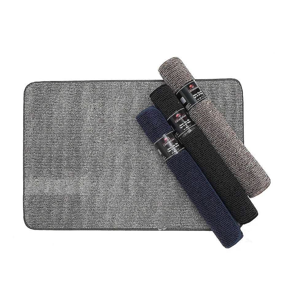 IH Casa Decor Nature Solide Mat De Sol Touflé Asstd 2 'X 3' - Ensemble De 4