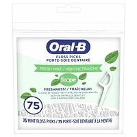 Porte-soie dentaire Oral-B avec souffle de fraîcheur Scope, Menthe fraîche 75CT