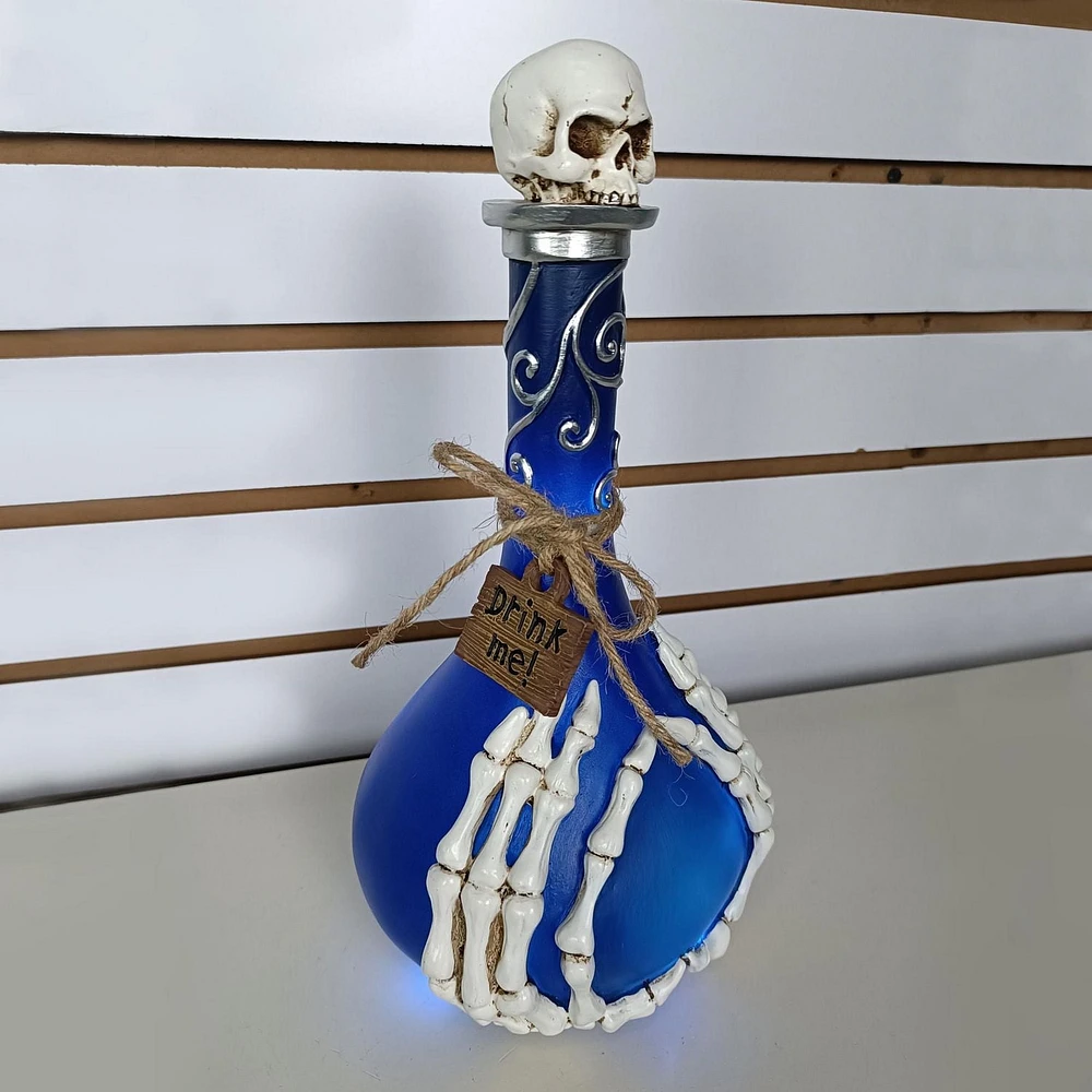 FAÇON DE CÉLÉBRER BOUTEILLE À ESPRIT LED EN RÉSINE 12 PO